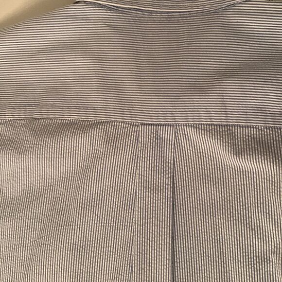 LLBean Men’s Striped Short Sleeve Buttons Closure Shirt Size XL - Picture 6 of 7